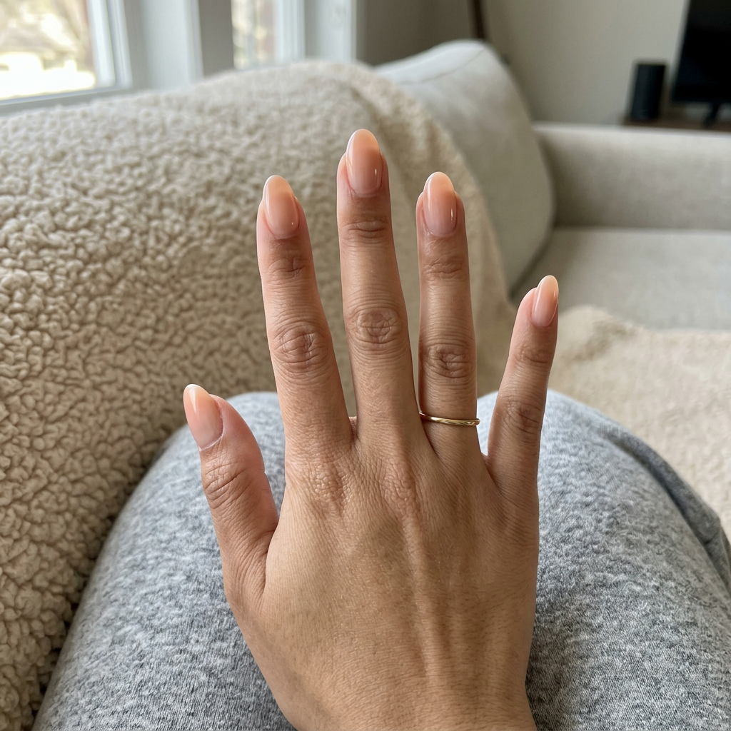Peach Fuzz French Gradient Nails 2026: Soft Summer Romance Peach Fuzz French Tip Gradient nails for romantic summer vibes nails 2026.